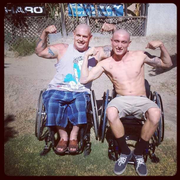 Paul and his dad, Jeff.